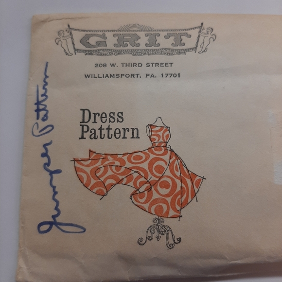 VTG GRIT DRESS PATTERN - Picture 2 of 7